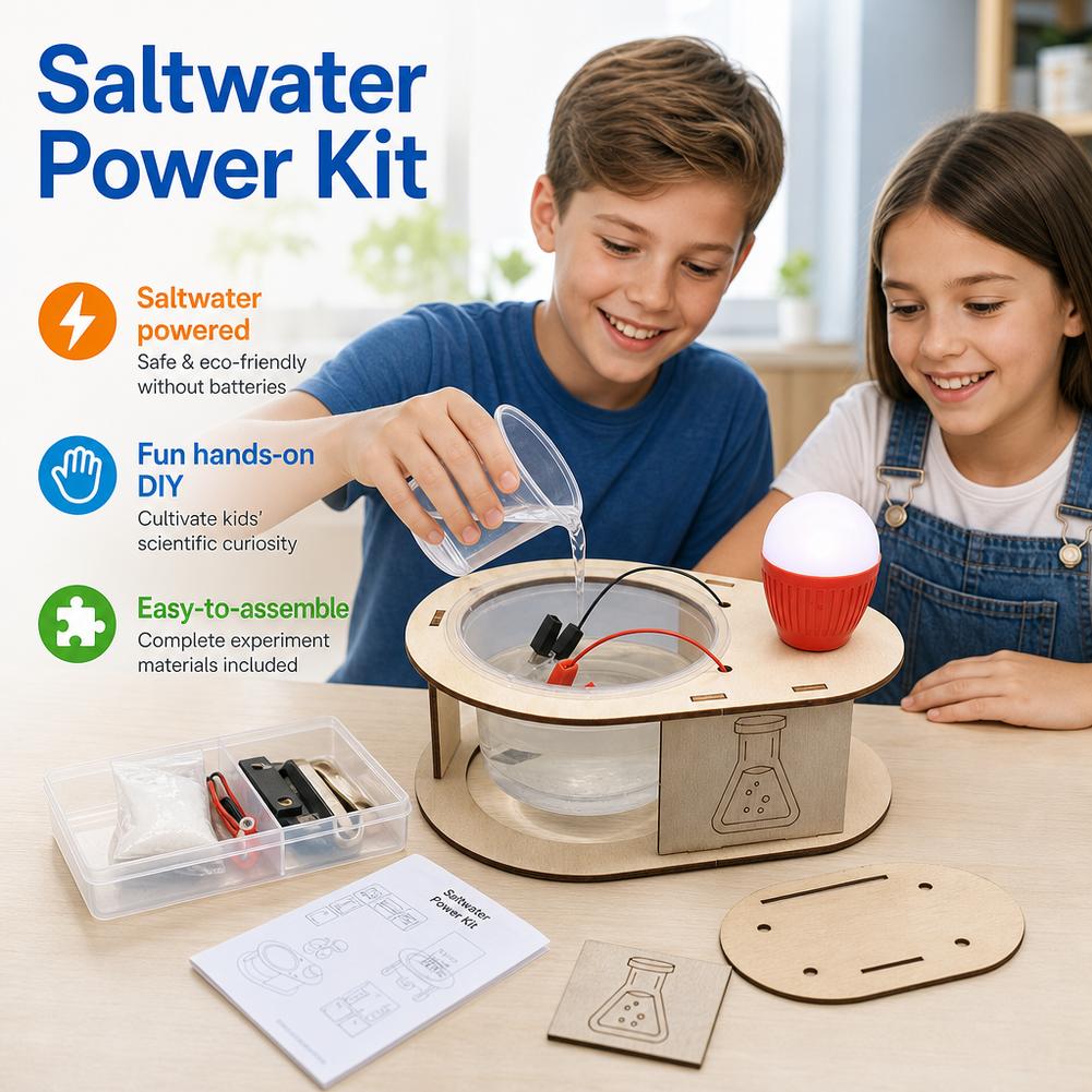 Kendin Yap Tuzlu Su Enerjisiyl - Science Kit incelemesi ve fiyatı