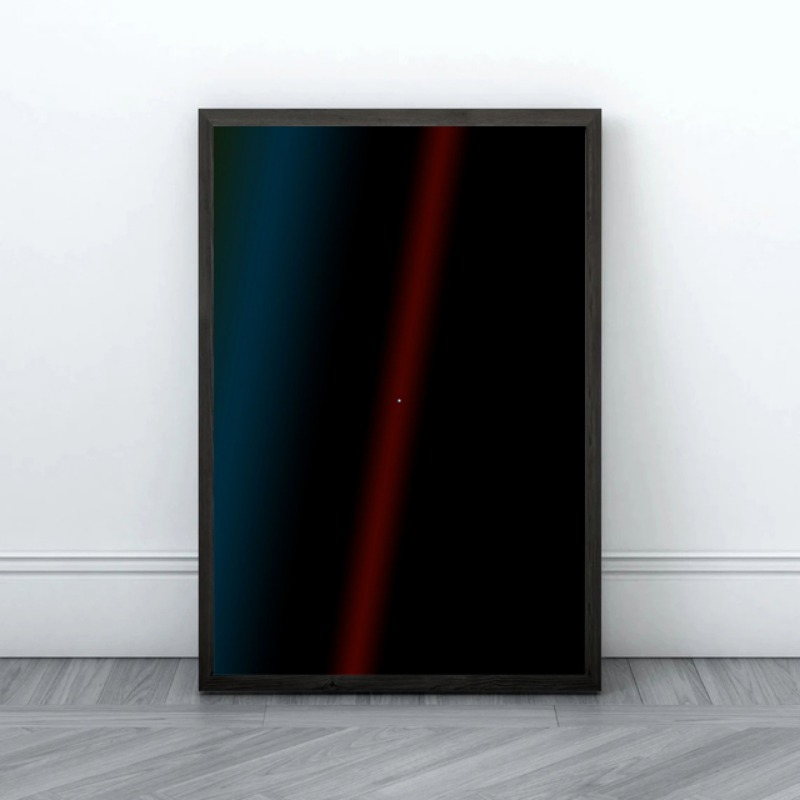 Soluk Mavi Nokta Baskı Posteri - Star Map Poster incelemesi ve fiyatı