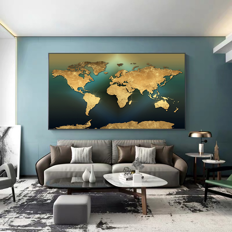 Modern Minimalist Dünya Harita - Star Map Poster incelemesi ve fiyatı
