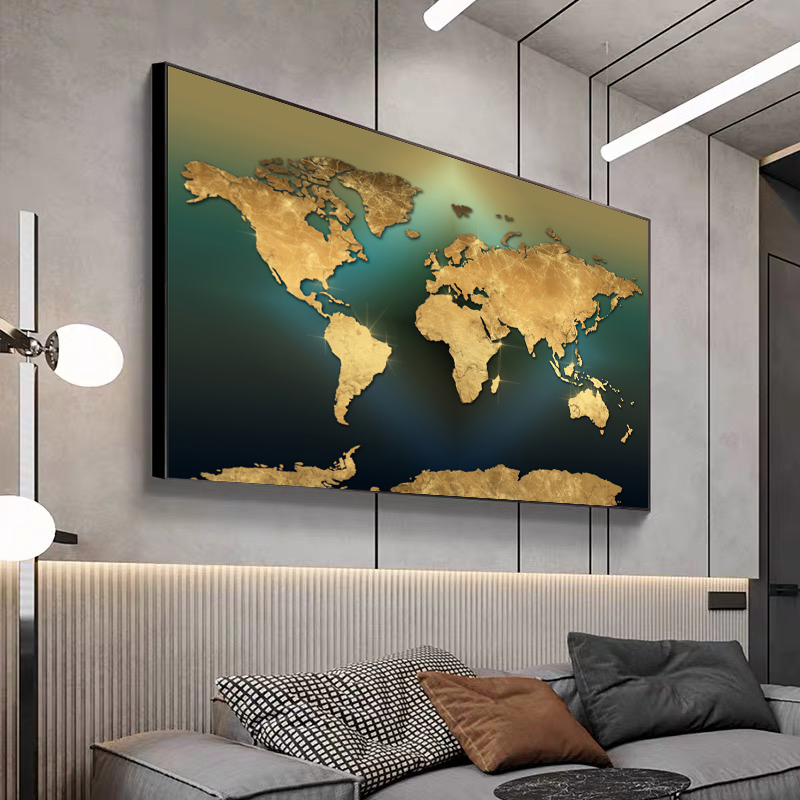 Modern Minimalist Dünya Harita - Star Map Poster incelemesi ve fiyatı